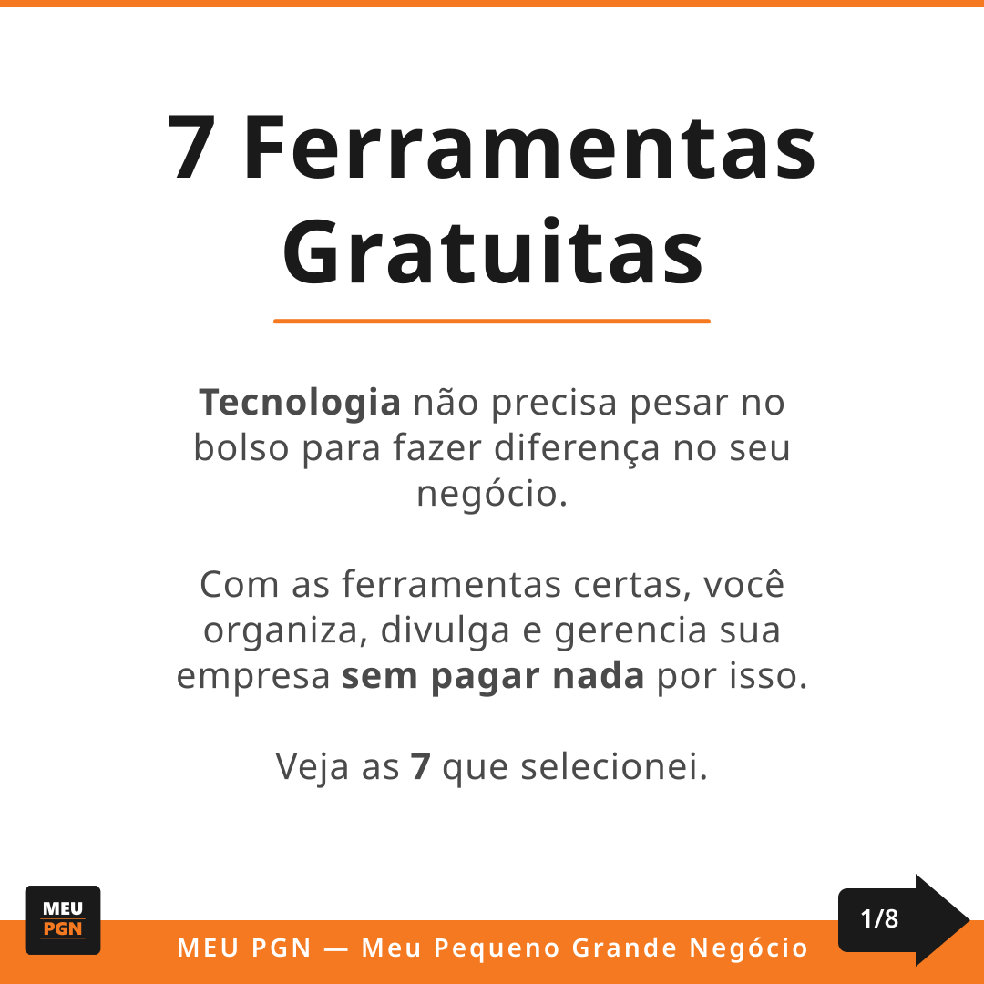 7 Ferramentas Gratuitas