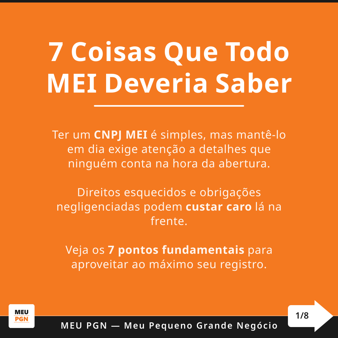 7 Coisas Que Todo MEI Deveria Saber